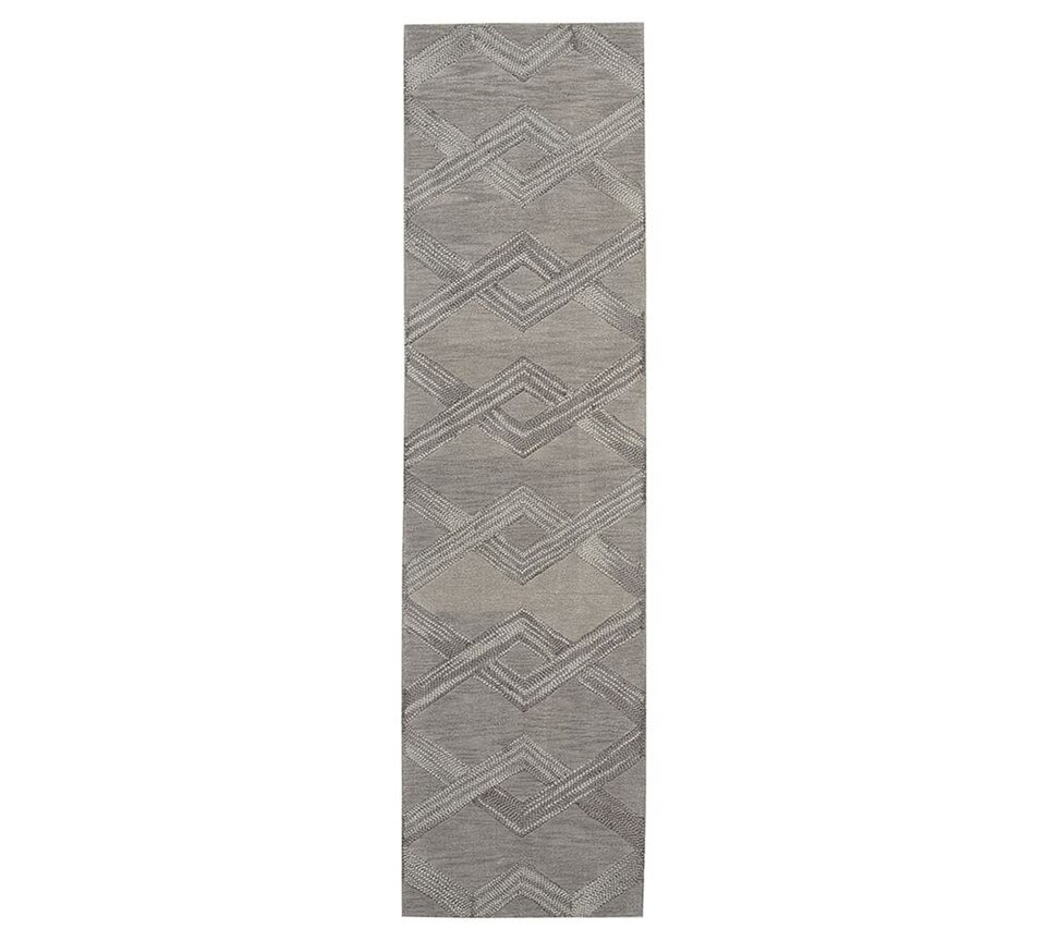 Chase Textured Hand Tufted Wool Rug Gray Pottery Barn Australia